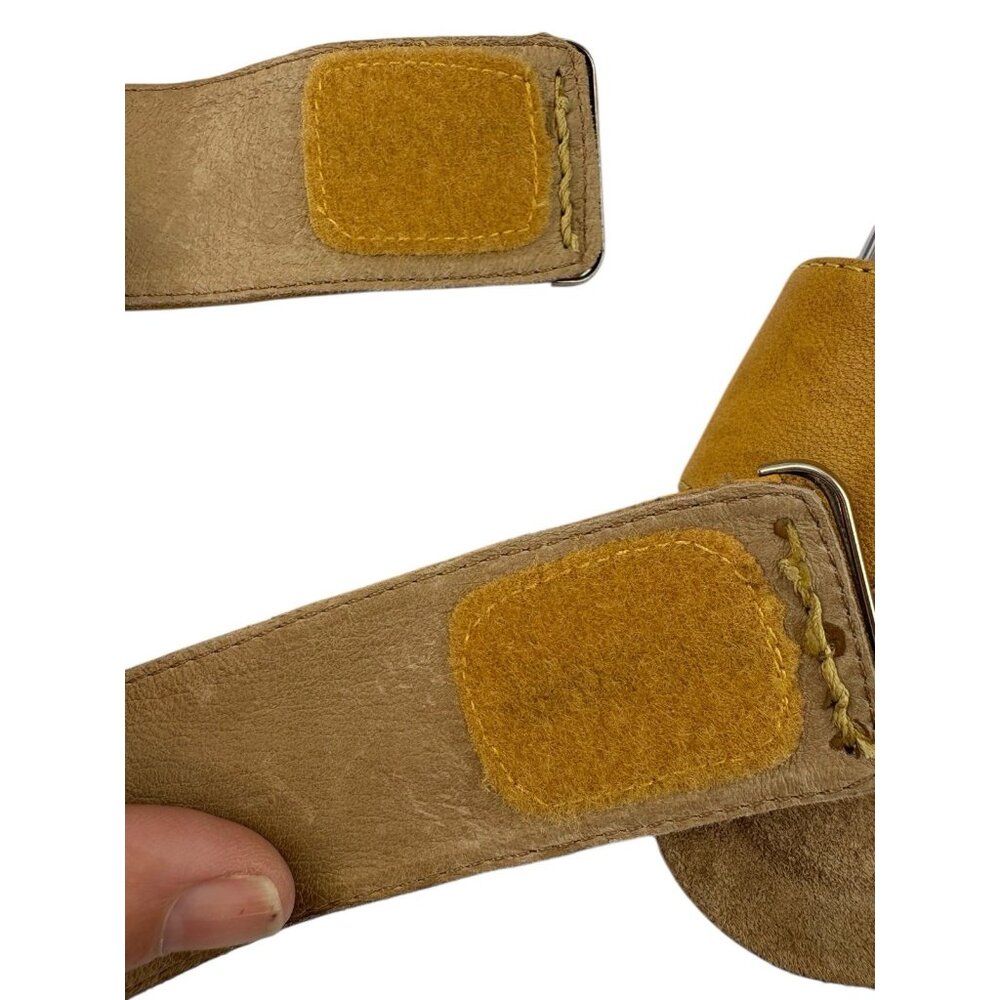 *Sofft Verdi Comfort Sandals Womens 10W Mustard Yellow Hook & Loop Coastal Beach - Picture 13 of 15